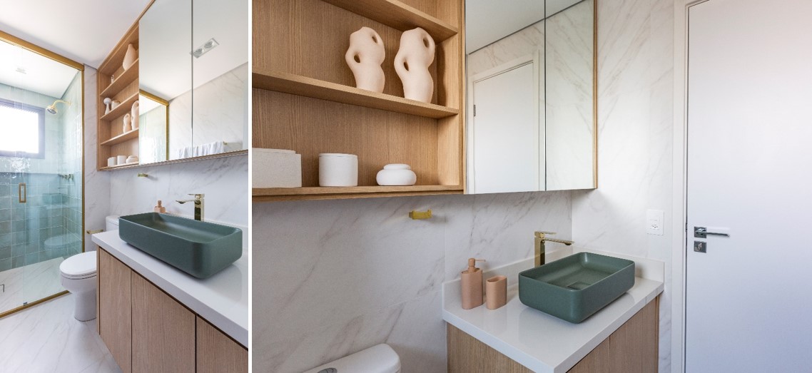 Los lavabos de colores ganan protagonismo como tendencia de diseño