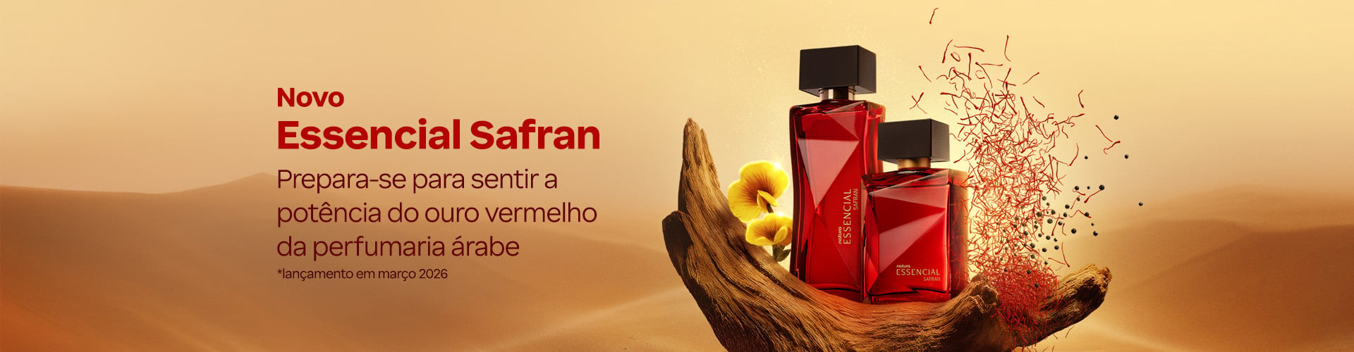 Natura arma una curaduría de regalos de San Valentín con Essencial Safran